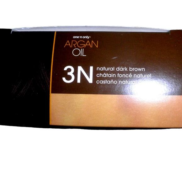 One 'n Only Argan Oil Fast 10 Permanent Hair Color Kit 3N Natural Dark Brown - Picture 2 of 5